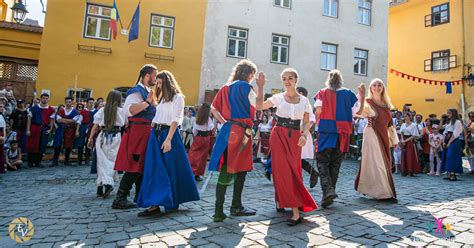 stylizovaná grafika s logem festivalu MEDIEVAL NIGHT a názvy kapel