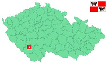 mapa oblasti Malenice a Volyně s vyznačenými rekreačními oblastmi