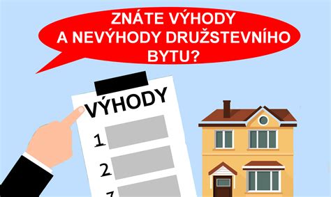 Ilustrace znázorňující princip družstevního bydlení a jeho výhody