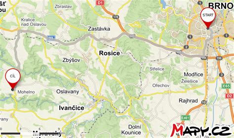 mapa Mohelenské hadcové stepi s vyznačenými naučnými stezkami a rezervacemi