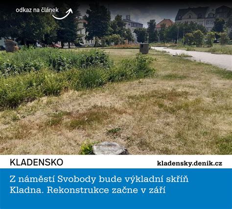 fotografie nově zrekonstruovaného náměstí s novou dlažbou a zelení