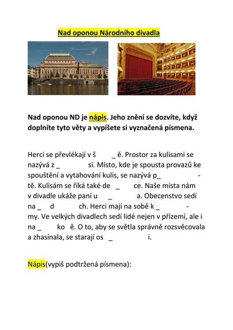 Detail jeviště s historickou oponou a orchestřištěm