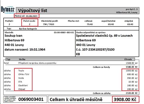 Infografika ukazující, jak se liší výpočet záloh na služby podle podlahové plochy a podle počtu osob.