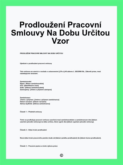infografika srovnávající smlouvu na dobu určitou a neurčitou