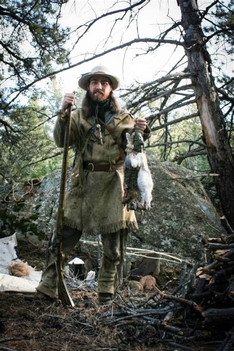 Horalský reenactor v dobovém oblečení