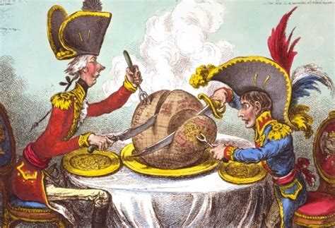 Karikatura Napoleona jako malého muže