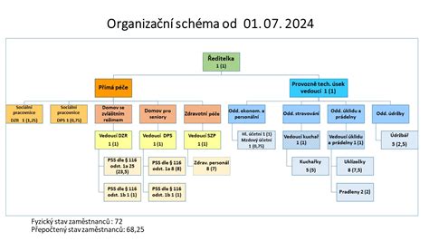 Schéma organizační struktury školských zařízení pro ústavní a ochrannou výchovu