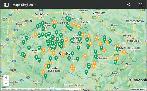 Interaktivní mapa lokalit pro územní studie veřejných prostranství.