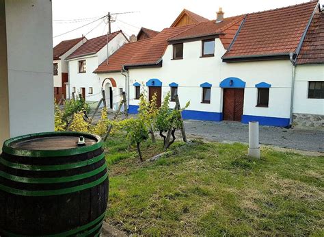 Typický vinný sklep na jižní Moravě s tradiční architekturou