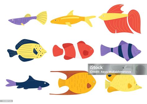 Ilustrace různých barev a textur cihel