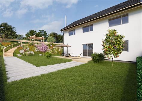 Vizualizace exteriéru rezidenčního areálu Nová Nuselská