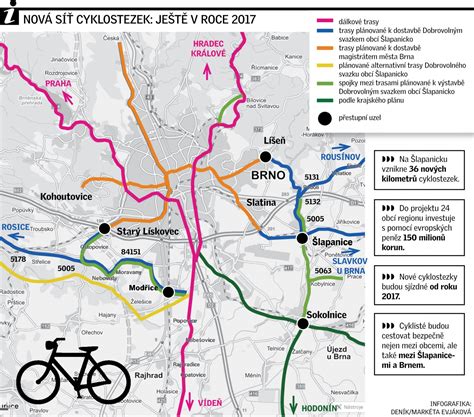 Mapa cyklostezek a turistických tras v oblasti Jeseníků.