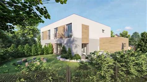 Render moderního rodinného domu v projektu Bydlení Ohrobec