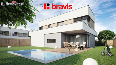 Render moderního rodinného domu v projektu Bydlení Sklenka